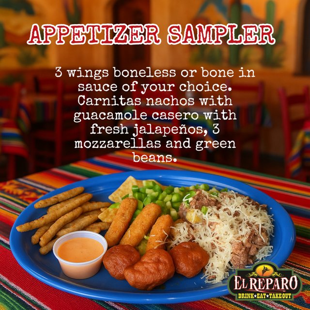 Authentic Mexican food at El Reparo restaurant in Liberty Indiana