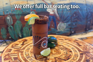 Premium tequila bottles at El Reparo Mexican restaurant in Liberty Indiana